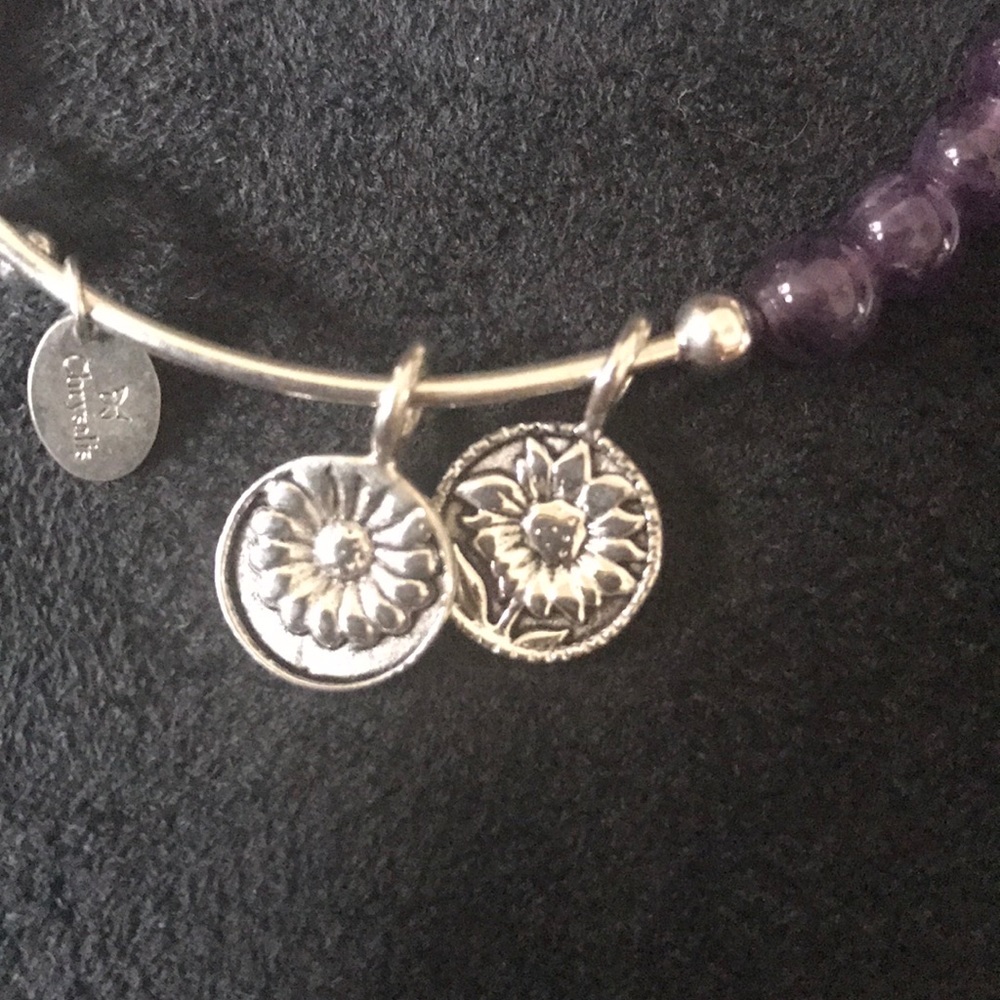 Chrysalis Purple Bangle Bracelet